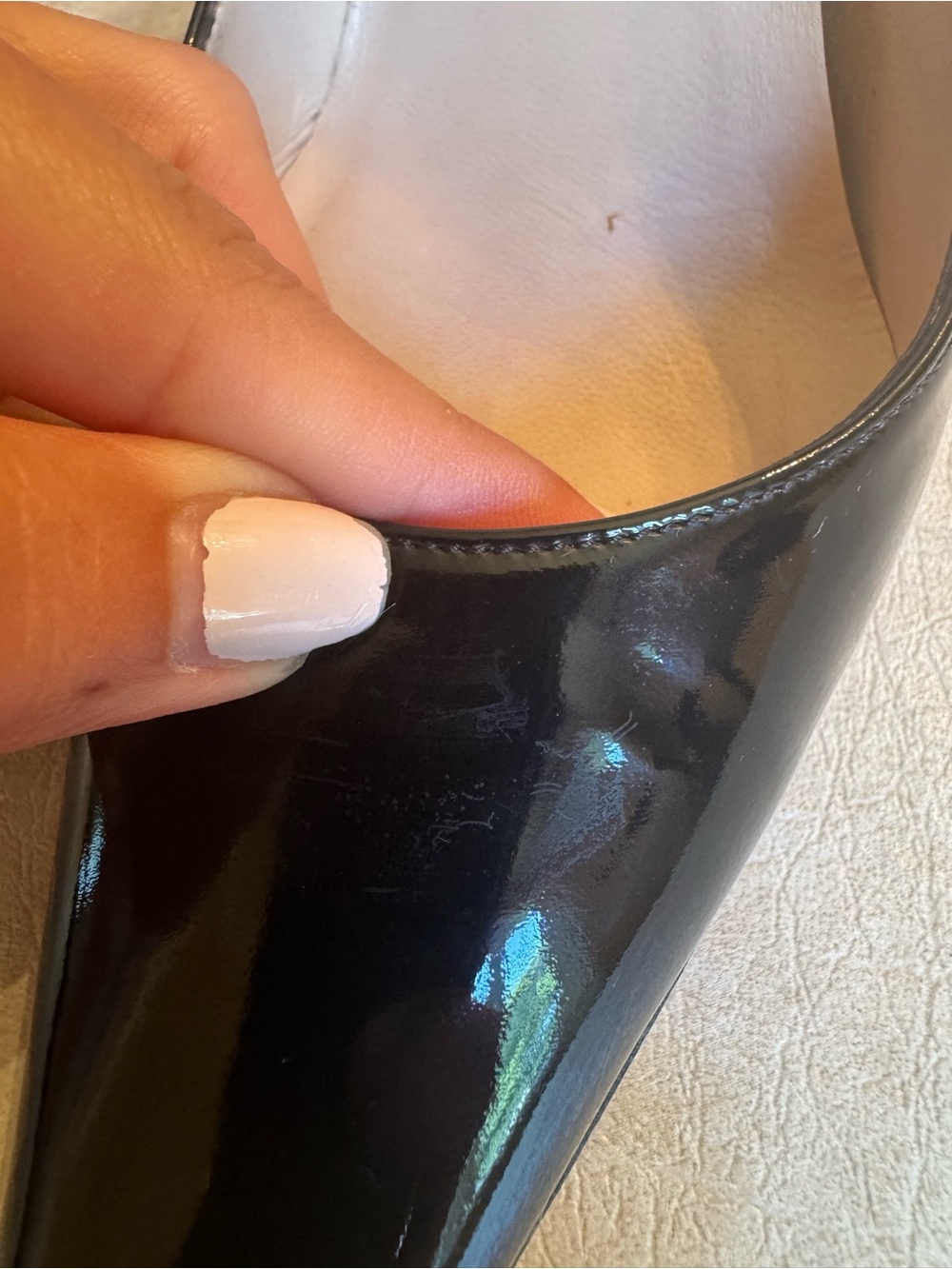 Christian Louboutin Black Patent Pumps - Picture 6 of 8